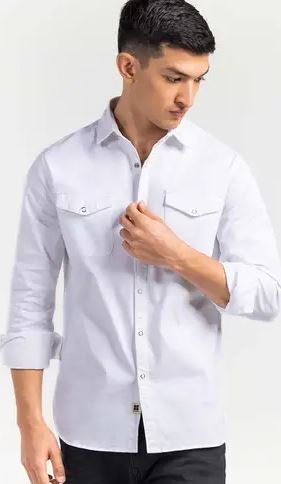 White Casual Shirt